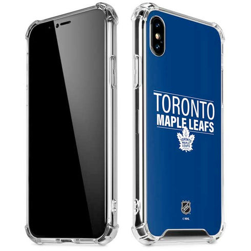 NHL Toronto Maple Leafs Lineup iPhone XS Max Clear Case
